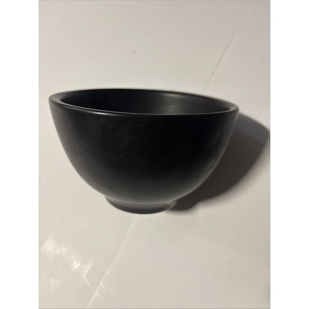 Earthenware Exclusively For Pier1 Imports Matte Black Bowl From Brazil
